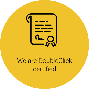 We are DoubleClick certified
