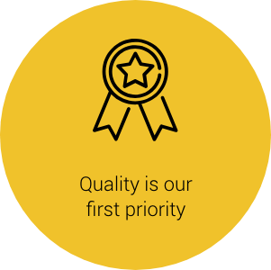 Quality is our first priority